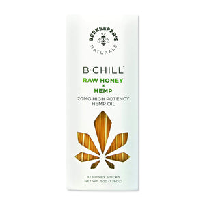 Beekeeper's Naturals B.Chill 20mg CBD Honey Stick